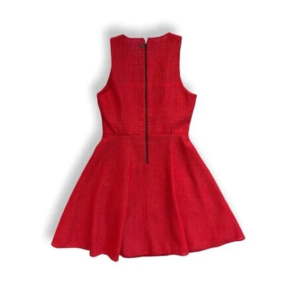Sachin & Babi Noir red mesh cocktail dress size 10